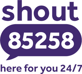 SHOUT 85258 Mental Health Text Support Logo